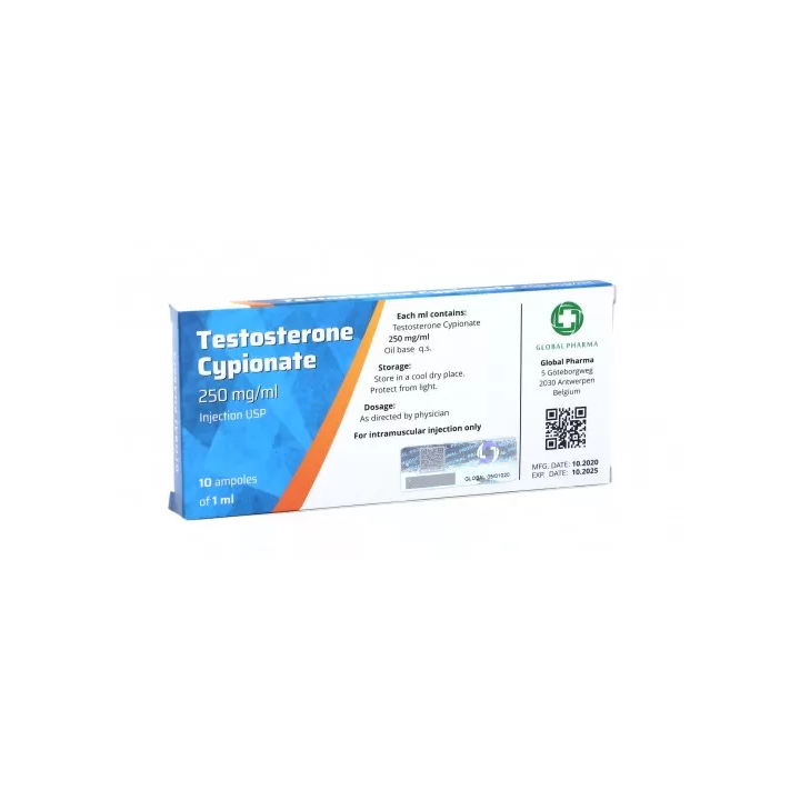Global Pharma Testosterone Cypionat 250 mg 10 x 1ml